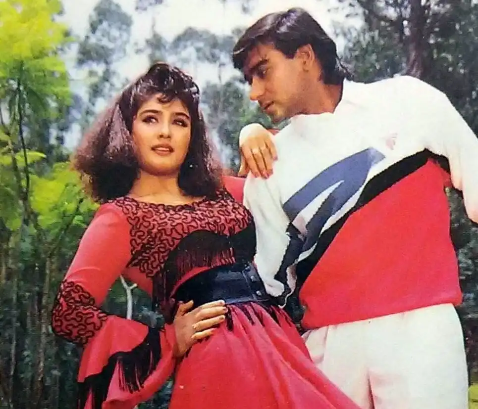 Ajay Devgn Raveena Tandon