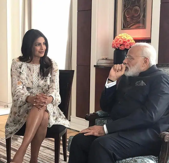 Priyanka Meeting the PM