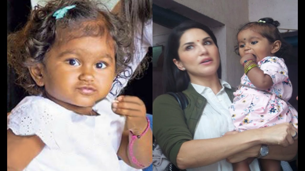Sunny Leone happily Adopted daughter Nisha Kaur Weber!
