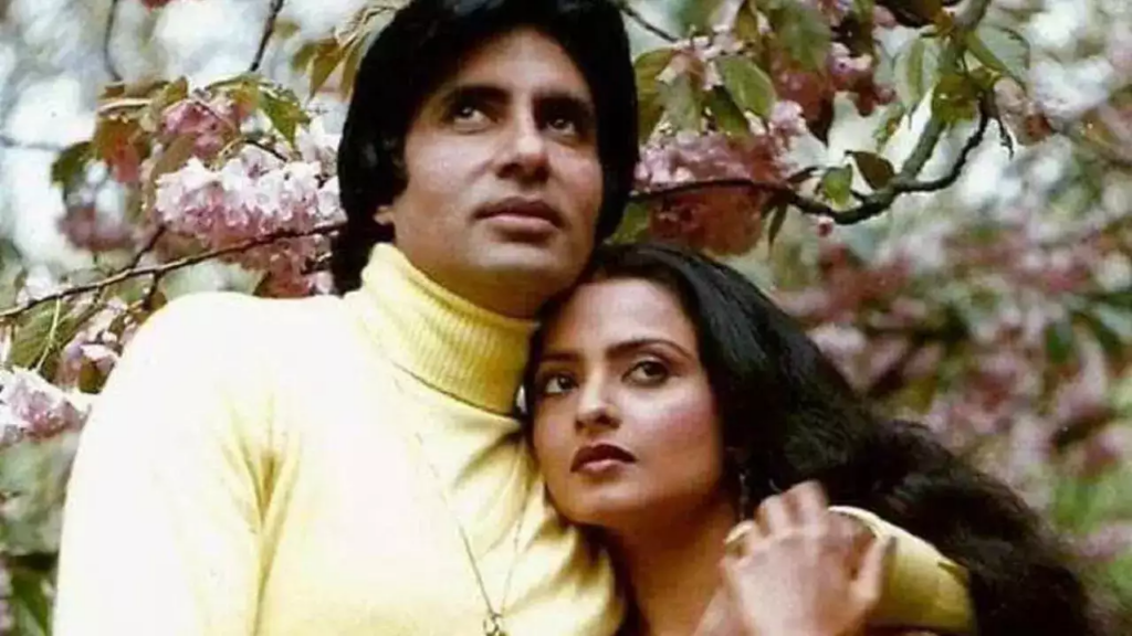 Rekha and Amittabh Bachchan