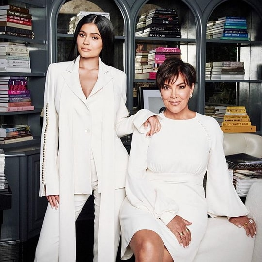 Kris Jenner with her Daughter (Kylie Jenner)