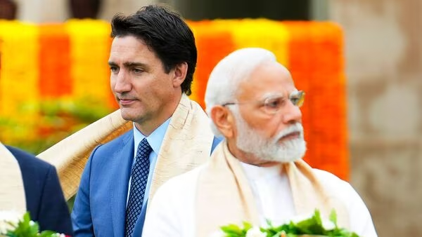 Justin Trudeau  with modi 