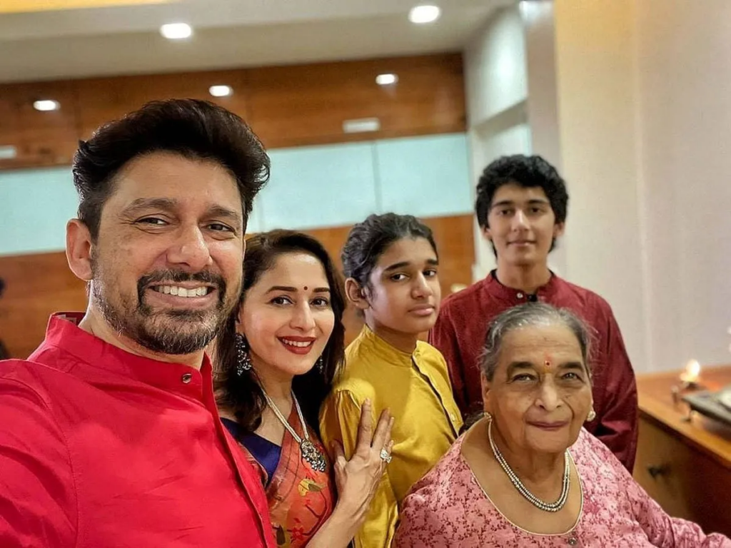 Madhuri Dixit Family