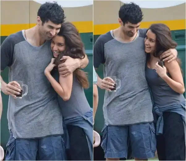 shraddha kapoor with aditya roy kapoor

