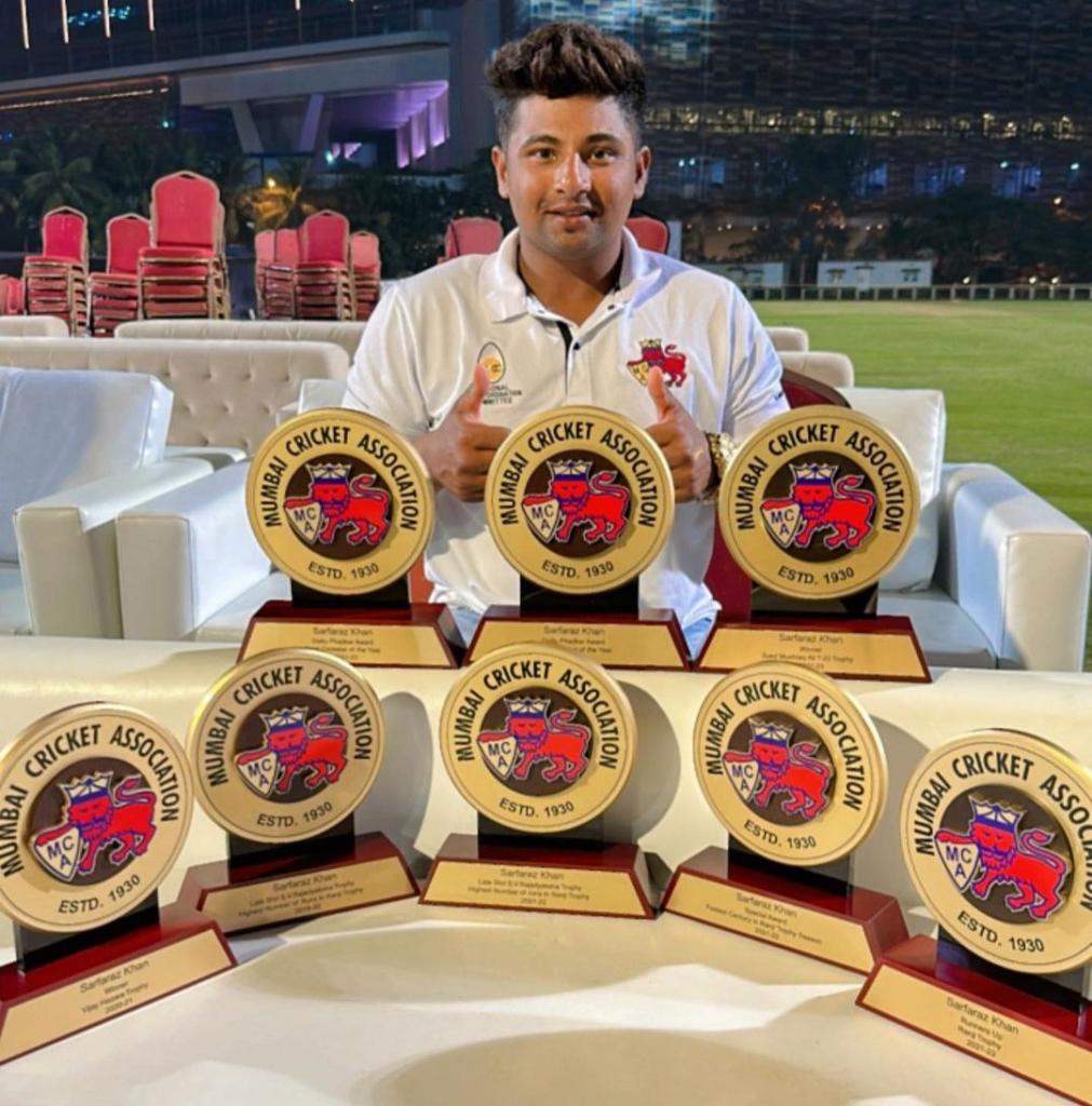 Sarfaraz Khan Awards