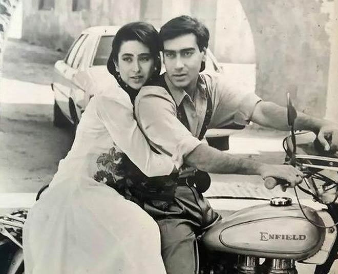 Karisma Kapoor's Boyfriend-Ajay Devgn 
